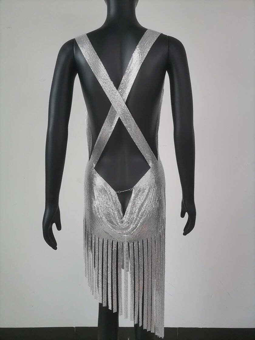 Reanna Aluminum Mesh Dress - Image 10